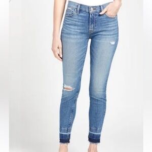 NWT Hudson Nico midrise‎ super skinny size 30 jeans distressed